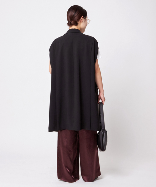 AP STUDIO（エーピーストゥディオ）の「サテンイージーパンツ（スラックス・レディース・レッド・36/38）」の12枚目の写真