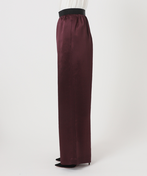 AP STUDIO（エーピーストゥディオ）の「サテンイージーパンツ（スラックス・レディース・レッド・36/38）」の17枚目の写真