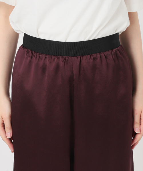 AP STUDIO（エーピーストゥディオ）の「サテンイージーパンツ（スラックス・レディース・レッド・36/38）」の19枚目の写真