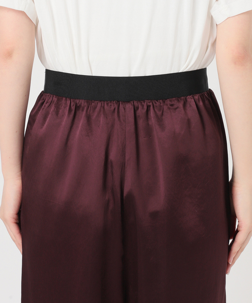 AP STUDIO（エーピーストゥディオ）の「サテンイージーパンツ（スラックス・レディース・レッド・36/38）」の20枚目の写真