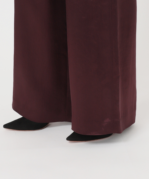 AP STUDIO（エーピーストゥディオ）の「サテンイージーパンツ（スラックス・レディース・レッド・36/38）」の22枚目の写真