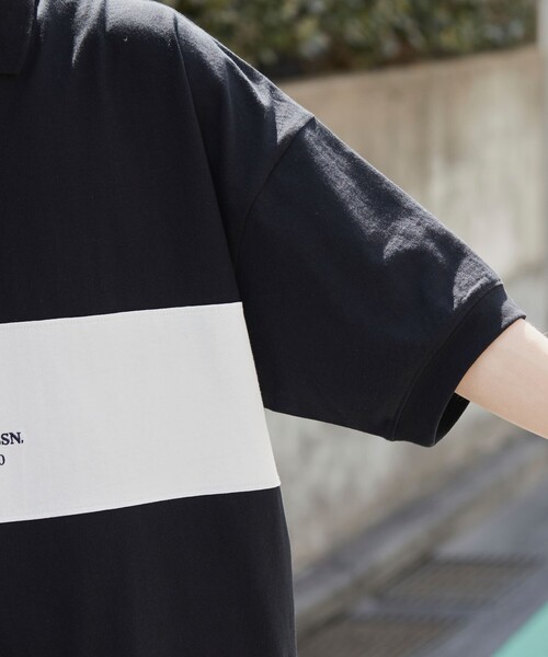 PUBLUX（パブリュクス）の「U.S. POLO ASSN./ユーエスポロアッスン 別注 ワンポイント刺繍 ハーフジップ切り替えTシャツ/ユニセックス(限定展開)（Tシャツ/カットソー・メンズ・ライトグレー/ブラック/ネイビー/グリーン/ブルー系その他/ブラック系その他/グレー系その他・SMALL/MEDIUM/LARGE）」の19枚目の写真