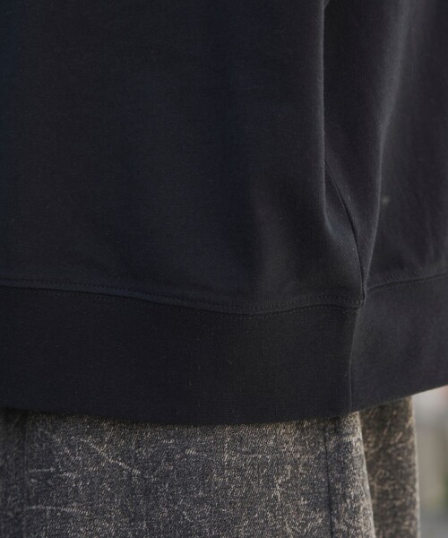 PUBLUX（パブリュクス）の「U.S. POLO ASSN./ユーエスポロアッスン 別注 ワンポイント刺繍 ハーフジップ切り替えTシャツ/ユニセックス(限定展開)（Tシャツ/カットソー・メンズ・ライトグレー/ブラック/ネイビー/グリーン/ブルー系その他/ブラック系その他/グレー系その他・SMALL/MEDIUM/LARGE）」の20枚目の写真