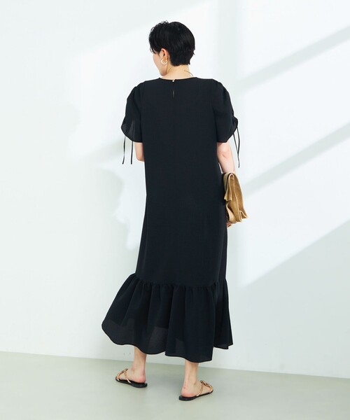 NOLLEY’S Sophi(ノーリーズソフィ)の「サッカーティアードワンピース(ワンピース・レディース・ブラック/サックスブルー・38/36)」の16枚目の写真