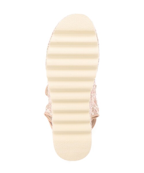 ESPERANZA(エスペランサ)の「ツイードパール調厚底スポーツサンダル 24SS(サンダル・レディース・ホワイト系3/ブラック系2/ピンク系7・S/M/L/LL)」の18枚目の写真