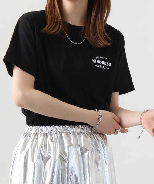 FUNALIVE(ファンアライブ)の「ミニロゴプリントTシャツ吸水速乾 UVカット 半袖(Tシャツ/カットソー・メンズ・スミクロ/ケリーグリーン/クリアブラック/ホワイト/ライトブラック/サーモンピンク/ブラック/ホワイト系2/ブラック系その他2/クリアブルー/ブラック系その他3/ネイビー・L/M/LL)」の9枚目の写真