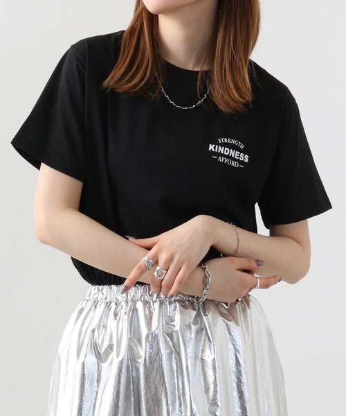 FUNALIVE(ファンアライブ)の「ミニロゴプリントTシャツ吸水速乾 UVカット 半袖(Tシャツ/カットソー・メンズ・スミクロ/ケリーグリーン/クリアブラック/ホワイト/ライトブラック/サーモンピンク/ブラック/ホワイト系2/ブラック系その他2/クリアブルー/ブラック系その他3/ネイビー・L/M/LL)」の19枚目の写真