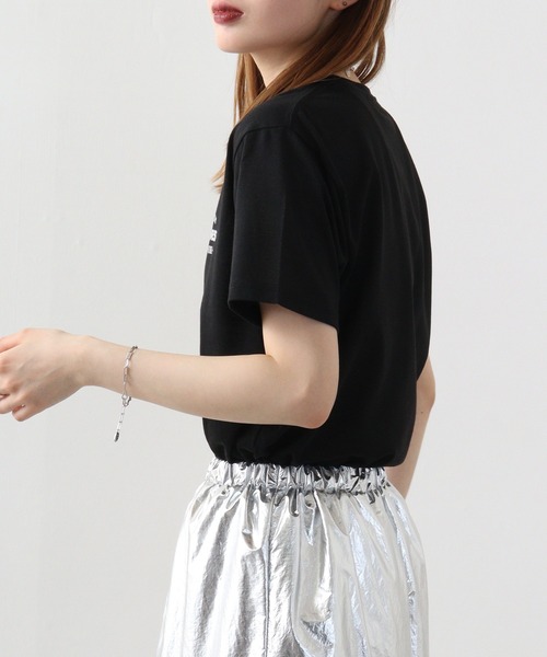 FUNALIVE(ファンアライブ)の「ミニロゴプリントTシャツ吸水速乾 UVカット 半袖(Tシャツ/カットソー・メンズ・スミクロ/ケリーグリーン/クリアブラック/ホワイト/ライトブラック/サーモンピンク/ブラック/ホワイト系2/ブラック系その他2/クリアブルー/ブラック系その他3/ネイビー・L/M/LL)」の20枚目の写真