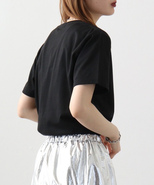FUNALIVE(ファンアライブ)の「ミニロゴプリントTシャツ吸水速乾 UVカット 半袖(Tシャツ/カットソー・メンズ・スミクロ/ケリーグリーン/クリアブラック/ホワイト/ライトブラック/サーモンピンク/ブラック/ホワイト系2/ブラック系その他2/クリアブルー/ブラック系その他3/ネイビー・L/M/LL)」の22枚目の写真