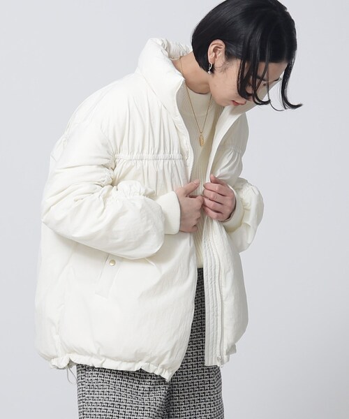 GALLEST(ギャレスト)の「◆ギャザーフォルムダウンコート(ダウンジャケット/コート・レディース・ブラック/オフホワイト・40/36/38)」の22枚目の写真