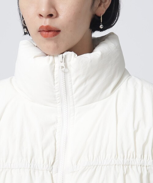 GALLEST(ギャレスト)の「◆ギャザーフォルムダウンコート(ダウンジャケット/コート・レディース・ブラック/オフホワイト・40/36/38)」の16枚目の写真