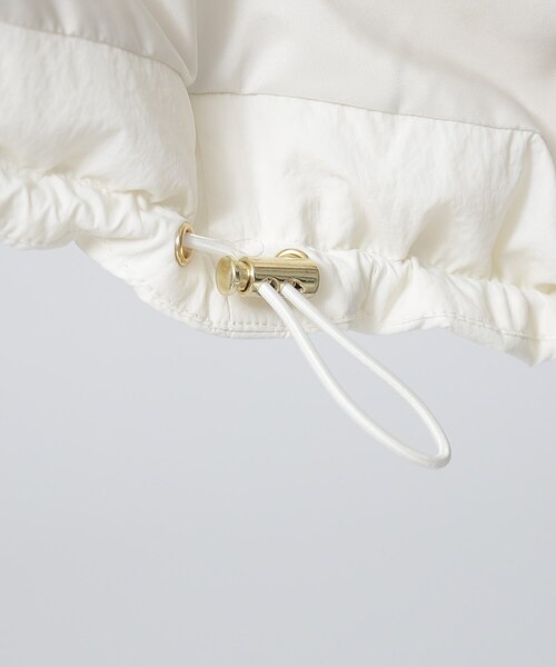 GALLEST(ギャレスト)の「◆ギャザーフォルムダウンコート(ダウンジャケット/コート・レディース・ブラック/オフホワイト・40/36/38)」の9枚目の写真