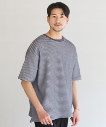 Buyer's Select / ポリコットン立体ビッグワッフル半袖Tシャツ