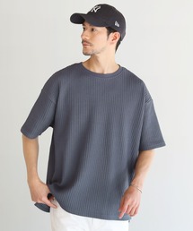 Buyer's Select / ポリコットン立体ビッグワッフル半袖Tシャツ