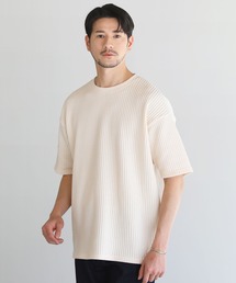 Buyer's Select / ポリコットン立体ビッグワッフル半袖Tシャツ