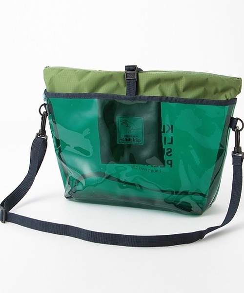 kladskap（クレードスコープ）の「ロゴビニールショルダーバッグ（ショルダーバッグ・キッズ・グリーン/ブルー・FREE）」の4枚目の写真