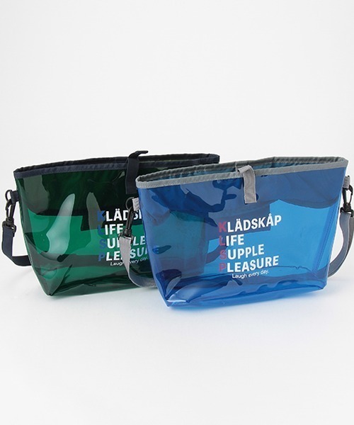 kladskap（クレードスコープ）の「ロゴビニールショルダーバッグ（ショルダーバッグ・キッズ・グリーン/ブルー・FREE）」の3枚目の写真