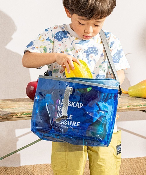 kladskap（クレードスコープ）の「ロゴビニールショルダーバッグ（ショルダーバッグ・キッズ・グリーン/ブルー・FREE）」の14枚目の写真