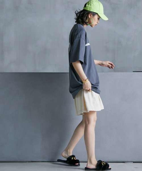 GEVS.（ジェイヴィス）の「＜大きいサイズ＞ レーヨン麻キュロットパンツ GEVS.（その他パンツ・レディース・ベージュ/ブラック・L/5L/4L/3L/LL）」の12枚目の写真