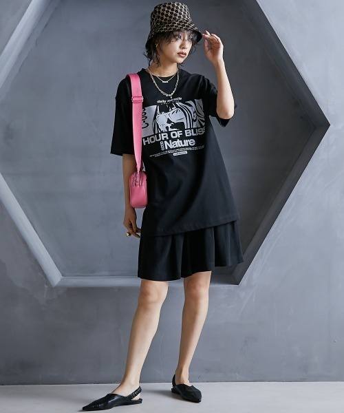 GEVS.（ジェイヴィス）の「＜大きいサイズ＞ レーヨン麻キュロットパンツ GEVS.（その他パンツ・レディース・ベージュ/ブラック・L/5L/4L/3L/LL）」の14枚目の写真