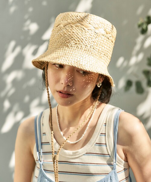 FREAK'S STORE（フリークスストア）の「RESORT BUCKET HAT / リゾート バケットハット（ハット・メンズ・キャメル/ベージュ・ONE SIZE）」の6枚目の写真