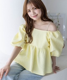 フクレジャガードオフショルブラウス≪2024SS≫