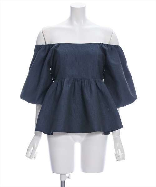 clear（クリア）の「フクレジャガードオフショルブラウス≪2024SS≫（シャツ/ブラウス・レディース・アイボリー/イエロー/ネイビー・F）」の11枚目の写真