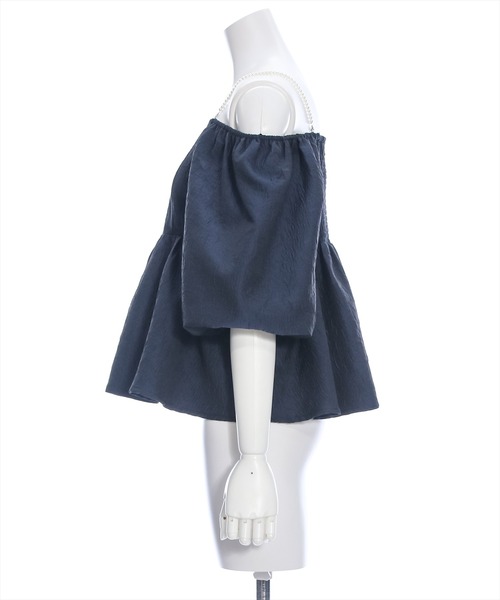 clear（クリア）の「フクレジャガードオフショルブラウス≪2024SS≫（シャツ/ブラウス・レディース・アイボリー/イエロー/ネイビー・F）」の9枚目の写真