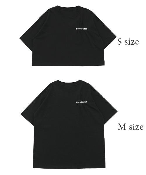 select MOCA(セレクトモカ)の「タック刺繍ロゴTシャツ(Tシャツ/カットソー・レディース・ブラック/オフホワイト・MEDIUM/SMALL)」の11枚目の写真