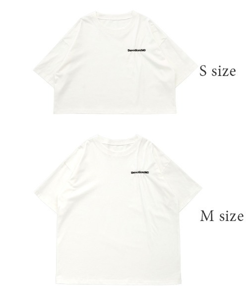 select MOCA(セレクトモカ)の「タック刺繍ロゴTシャツ(Tシャツ/カットソー・レディース・ブラック/オフホワイト・MEDIUM/SMALL)」の10枚目の写真
