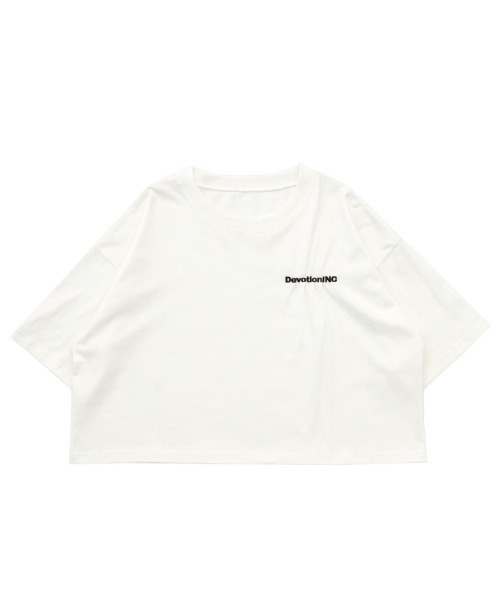 select MOCA(セレクトモカ)の「タック刺繍ロゴTシャツ(Tシャツ/カットソー・レディース・ブラック/オフホワイト・MEDIUM/SMALL)」の12枚目の写真