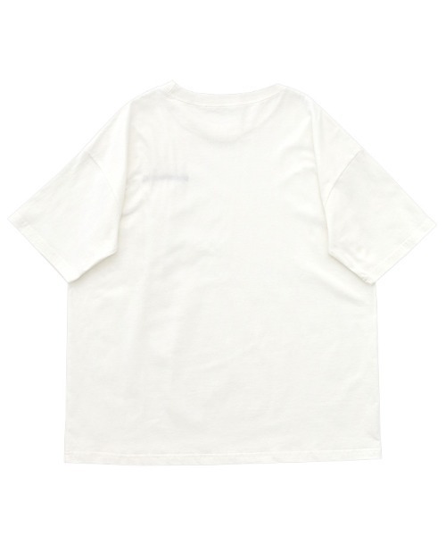 select MOCA(セレクトモカ)の「タック刺繍ロゴTシャツ(Tシャツ/カットソー・レディース・ブラック/オフホワイト・MEDIUM/SMALL)」の14枚目の写真