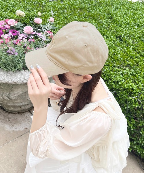 apres jour（アプレジュール）の「ロゴ刺繍キャップ【ZOZOTOWN限定アイテム】（キャップ・レディース・ベージュ/ブラック/オフホワイト・FREE）」の16枚目の写真