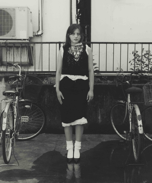 Charles Chaton（シャルルシャトン）の「sleeveless knit │ pillings（ニット/セーター・レディース・ホワイト/レッド・FREE）」の14枚目の写真