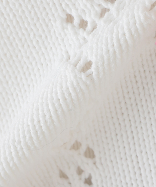 Charles Chaton（シャルルシャトン）の「sleeveless knit │ pillings（ニット/セーター・レディース・ホワイト/レッド・FREE）」の19枚目の写真