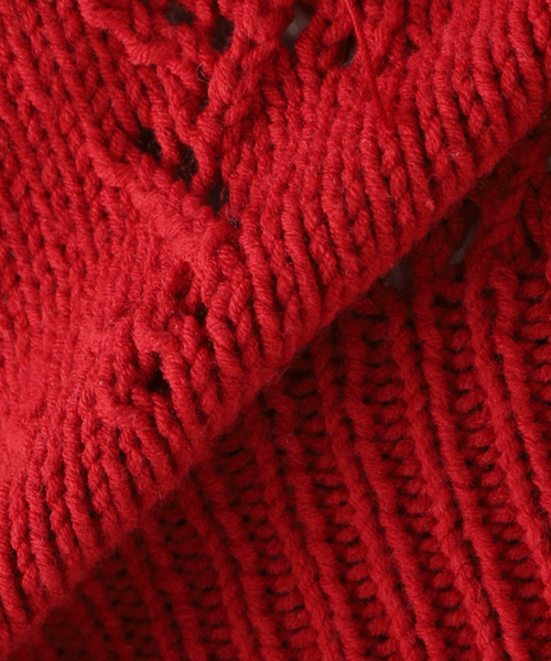 Charles Chaton（シャルルシャトン）の「sleeveless knit │ pillings（ニット/セーター・レディース・ホワイト/レッド・FREE）」の12枚目の写真