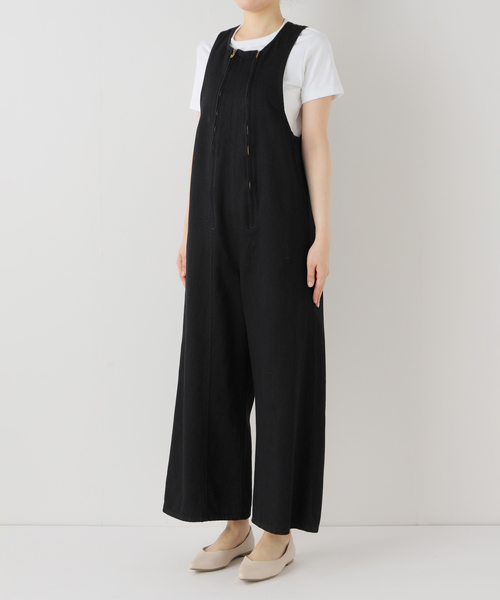 セール】CURRENTAGE/カレンテージ 別注 W ZIP サロペット