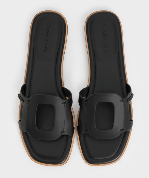 CHARLES & KEITH(チャールズ & キース)の「Easley イーズリー カットアウト スライドサンダル(サンダル・レディース・ブラック/オフホワイト/ライラック/ブラック系その他4/ホワイト系その他3/ブラウン系その他3/クリアブラウン・23.5cm/24.5cm/25cm/25.5cm/23cm/22.5cm)」の12枚目の写真
