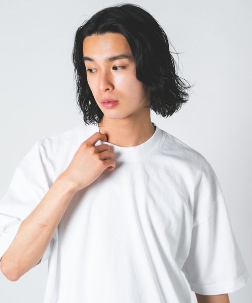 LOS ANGELES APPAREL(ロサンゼルスアパレル)の「【LOS ANGELES APPAREL/ロサンゼルスアパレル】1801GD 6.5oz ガーメントダイ クルーネックTシャツ(Tシャツ/カットソー・メンズ・ホワイト/チャコールグレー/ブラック/ゴールド・LARGE/MEDIUM/X-LARGE)」の5枚目の写真