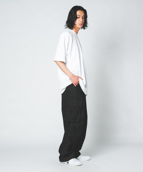 LOS ANGELES APPAREL(ロサンゼルスアパレル)の「【LOS ANGELES APPAREL/ロサンゼルスアパレル】1801GD 6.5oz ガーメントダイ クルーネックTシャツ(Tシャツ/カットソー・メンズ・ホワイト/チャコールグレー/ブラック/ゴールド・LARGE/MEDIUM/X-LARGE)」の14枚目の写真