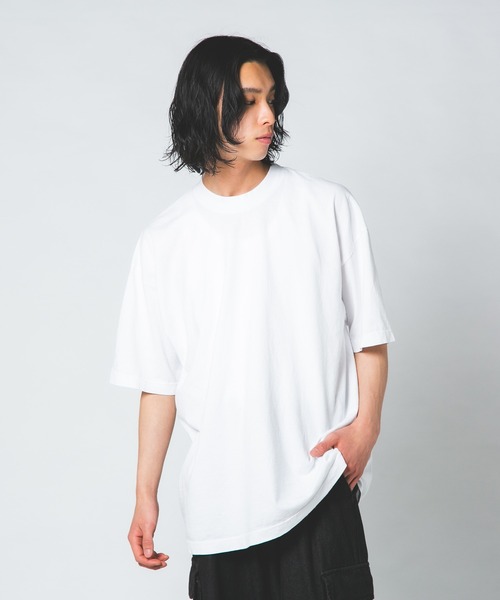 LOS ANGELES APPAREL(ロサンゼルスアパレル)の「【LOS ANGELES APPAREL/ロサンゼルスアパレル】1801GD 6.5oz ガーメントダイ クルーネックTシャツ(Tシャツ/カットソー・メンズ・ホワイト/チャコールグレー/ブラック/ゴールド・LARGE/MEDIUM/X-LARGE)」の7枚目の写真