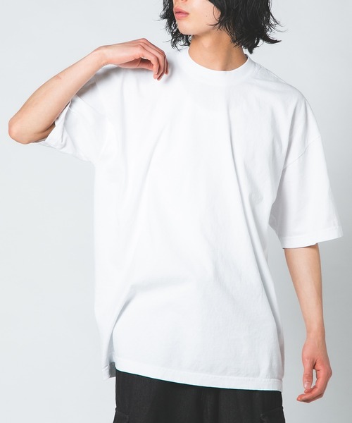 LOS ANGELES APPAREL(ロサンゼルスアパレル)の「【LOS ANGELES APPAREL/ロサンゼルスアパレル】1801GD 6.5oz ガーメントダイ クルーネックTシャツ(Tシャツ/カットソー・メンズ・ホワイト/チャコールグレー/ブラック/ゴールド・LARGE/MEDIUM/X-LARGE)」の6枚目の写真