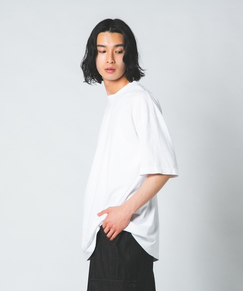 LOS ANGELES APPAREL(ロサンゼルスアパレル)の「【LOS ANGELES APPAREL/ロサンゼルスアパレル】1801GD 6.5oz ガーメントダイ クルーネックTシャツ(Tシャツ/カットソー・メンズ・ホワイト/チャコールグレー/ブラック/ゴールド・LARGE/MEDIUM/X-LARGE)」の8枚目の写真
