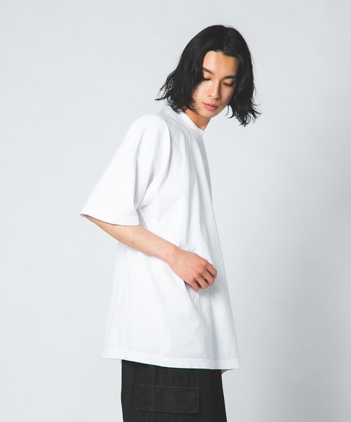 LOS ANGELES APPAREL(ロサンゼルスアパレル)の「【LOS ANGELES APPAREL/ロサンゼルスアパレル】1801GD 6.5oz ガーメントダイ クルーネックTシャツ(Tシャツ/カットソー・メンズ・ホワイト/チャコールグレー/ブラック/ゴールド・LARGE/MEDIUM/X-LARGE)」の10枚目の写真