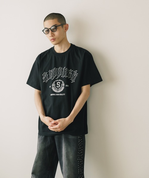 セール】SUPPLIER/サプライヤー College Logo Tee Tシャツ（T