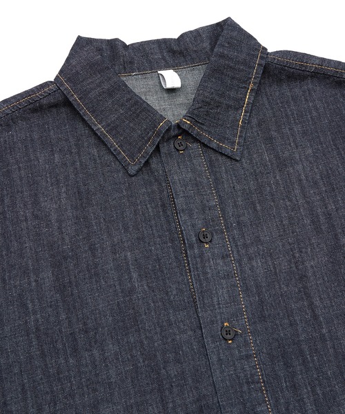 improves（インプローブス）の「半袖 デニムシャツ（シャツ/ブラウス・メンズ・ネイビー/ブラック・FREE）」の16枚目の写真