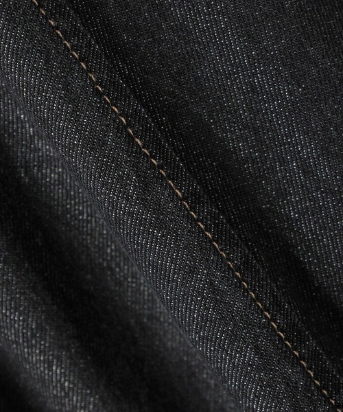 an another angelus（アンアナザーアンジェラス）の「フロント釦デニムフレアーキャミワンピース/ananotherangelus（ワンピース・レディース・ライトブルー/ブラック・FREE）」の21枚目の写真