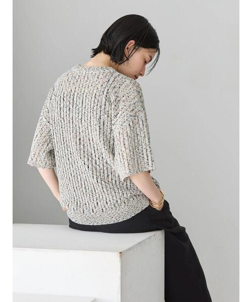 カラーネップ ニットプルオーバー カラーネップニットプルオーバー（ニット/セーター）｜rectangle