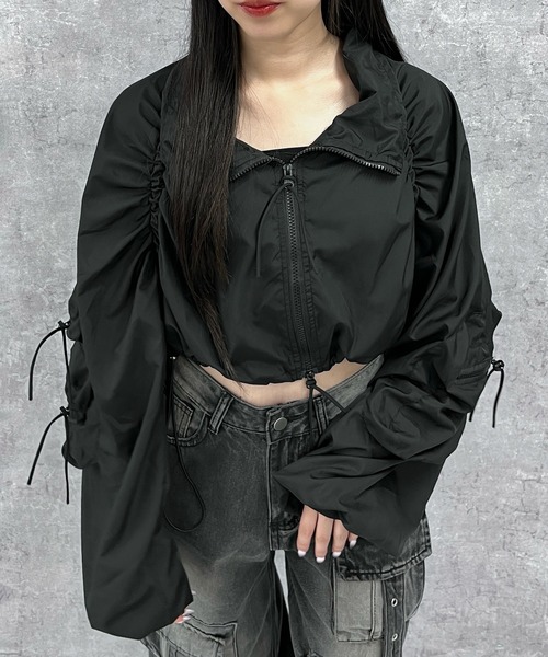 Figments(フィグメンツ)の「マルチポケットブルゾン(ブルゾン・レディース・ブラック・FREE)」の5枚目の写真