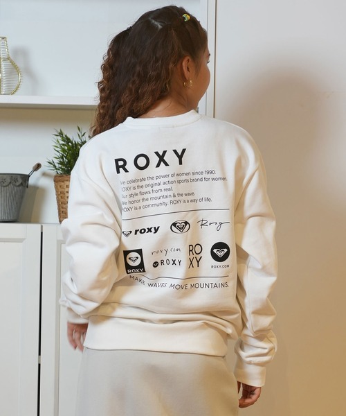 ROXY(ロキシー)の「ROXY/ロキシー バックプリント スウェット RPO244030(スウェット・レディース・グレー/ブラック/ホワイト・M/L)」の6枚目の写真